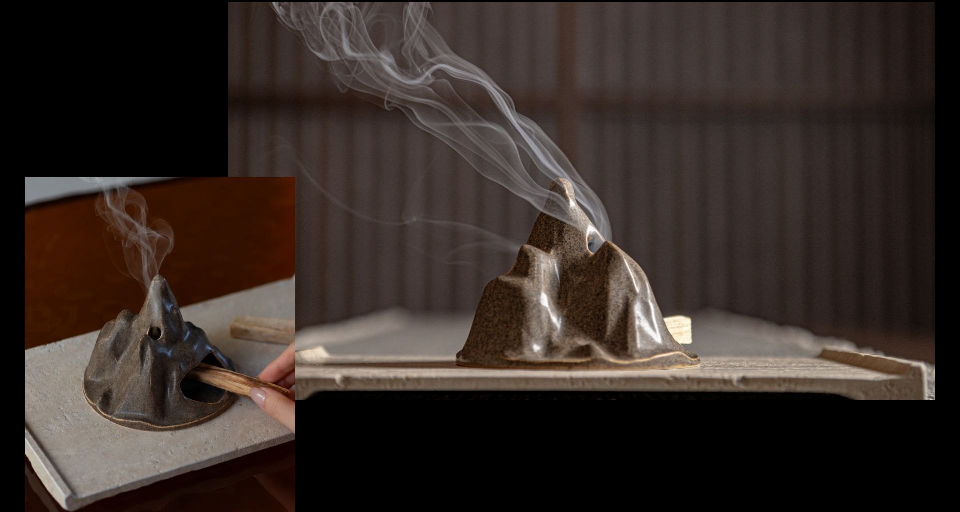 Wood journey — incense ritual