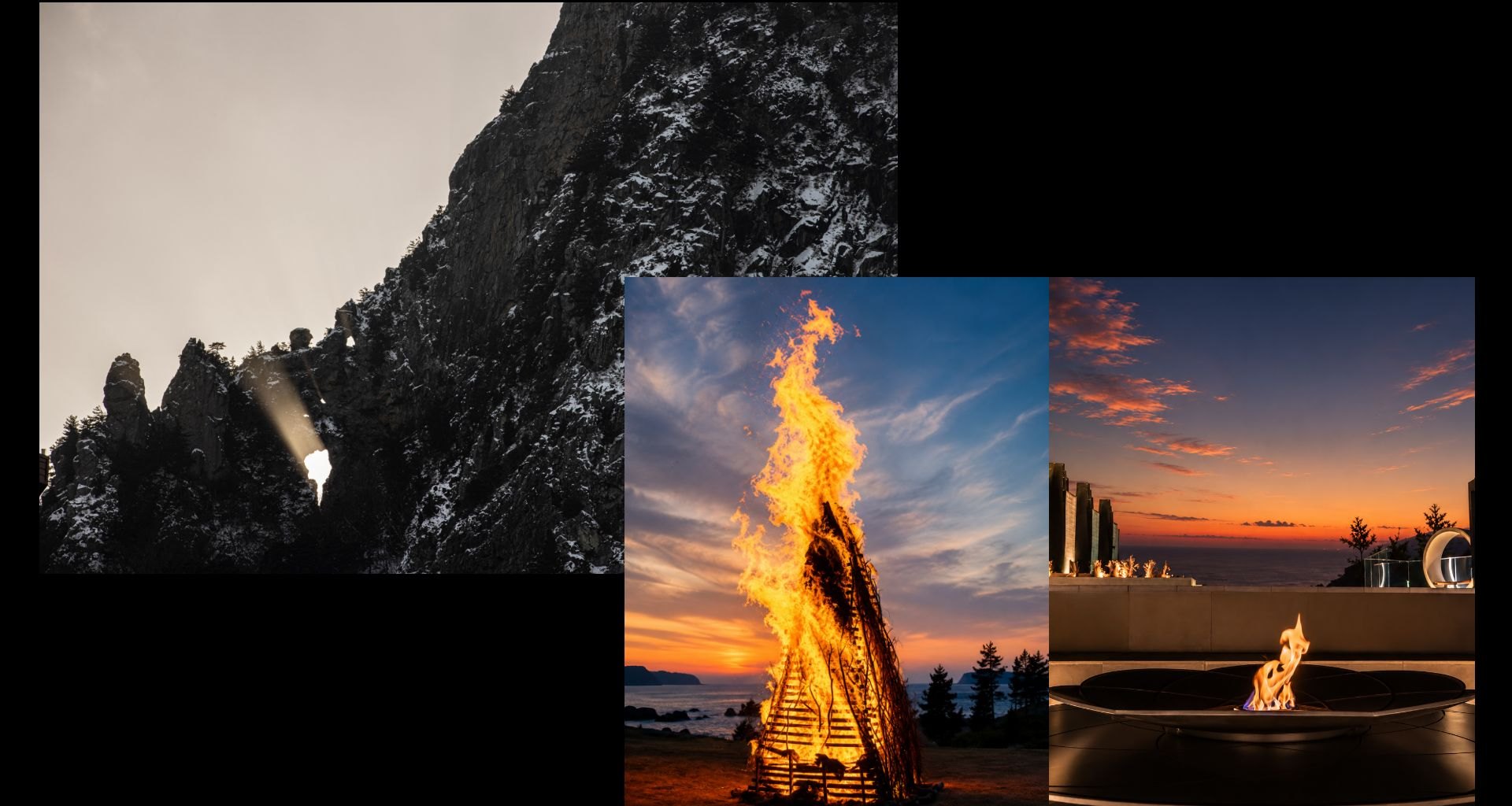 Fire journey — bonfire